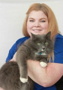 Jennifer Bridges Staff member profile picture holding cat at Streetsville Animal Hospital